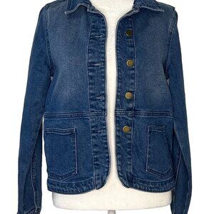 Universal Thread Jeans Jacket Sz XS NWT BUTTONS & Pockets Americana